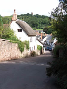 Village of Dunster in Exmoor