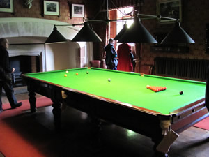 Billiard Room at Dunster Castle