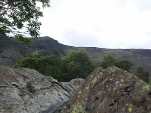 View from the top of the Bowder Stone