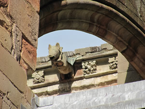 Bagpipe Playing Pig Gargoyle