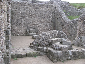 Walls of Old Sarum Castle