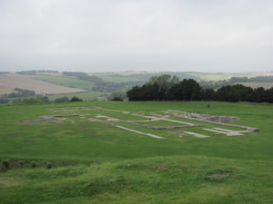 Foundations of Cathedral at Old Sarum