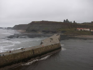 Whitby Abbey & St Mary's Church on the cliff